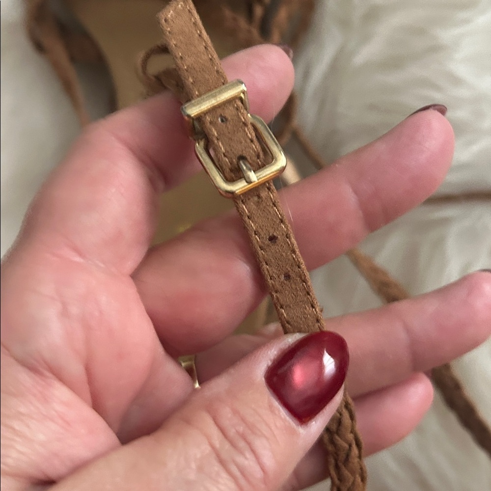 Express Tan Braided Sandals - Picture 6 of 6